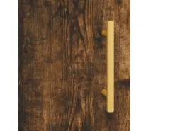 Aparador alto madera de ingeniería roble ahumado 69,5x31x115 cm
