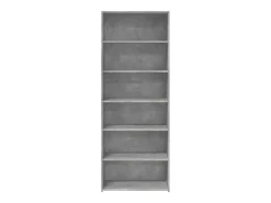 Aparador alto madera de ingeniería gris hormigón 70x41x185 cm