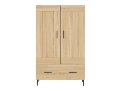 Aparador alto madera de ingeniería roble Sonoma 69,5x31x115 cm ES75675