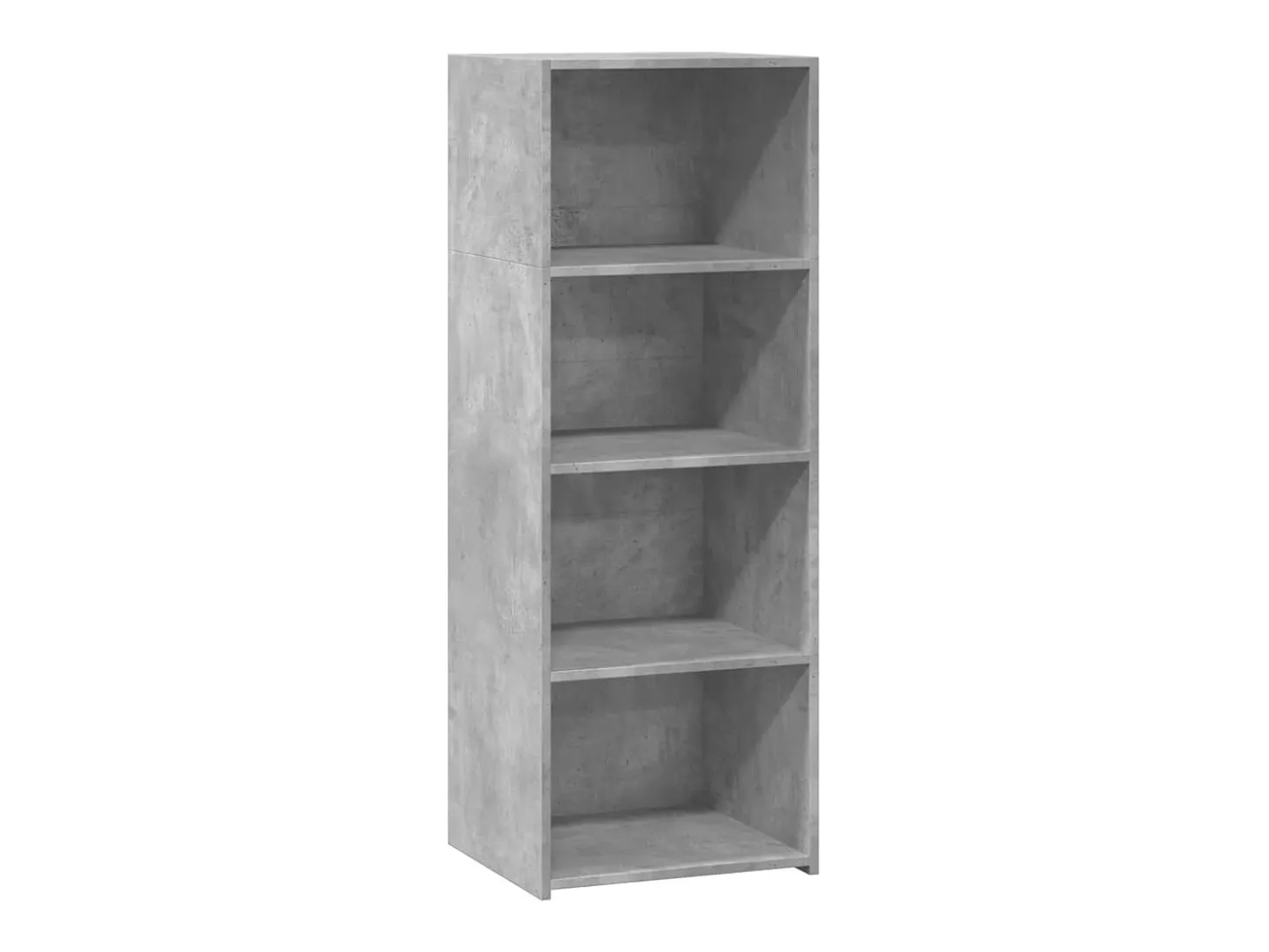 Aparador alto madera de ingeniería gris hormigón 45x41x124 cm
