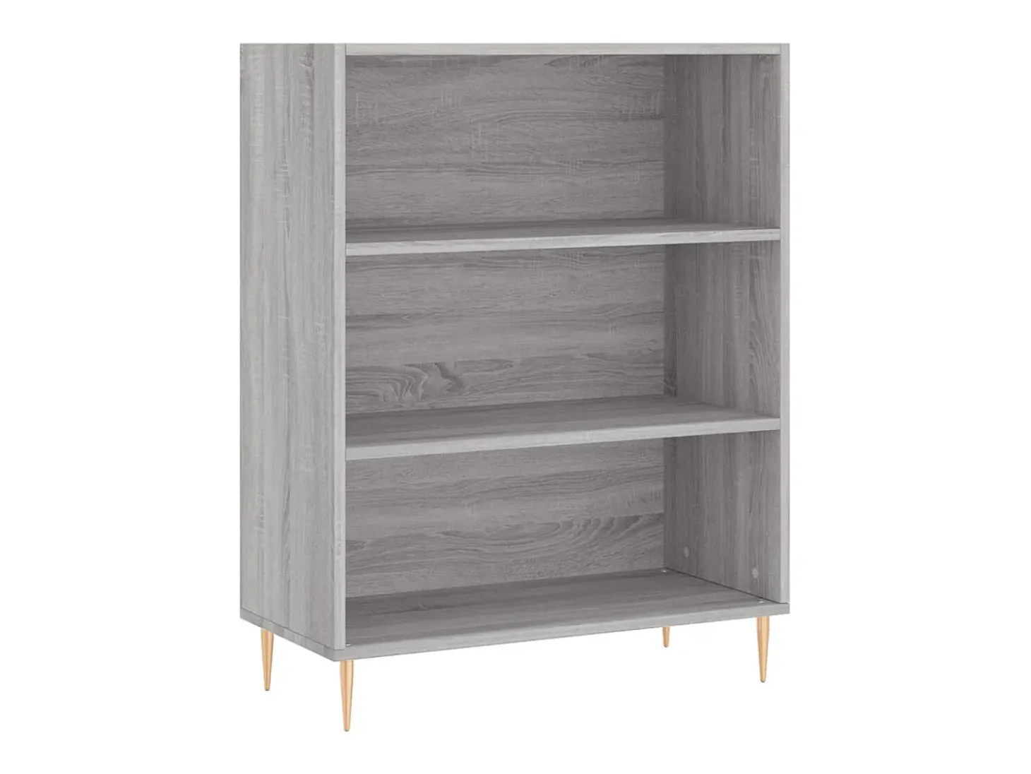 Aparador alto madera de ingeniería gris Sonoma 69,5x32,5x180 cm
