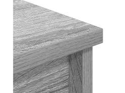 Aparador alto madera de ingeniería gris Sonoma 70x35x180 cm
