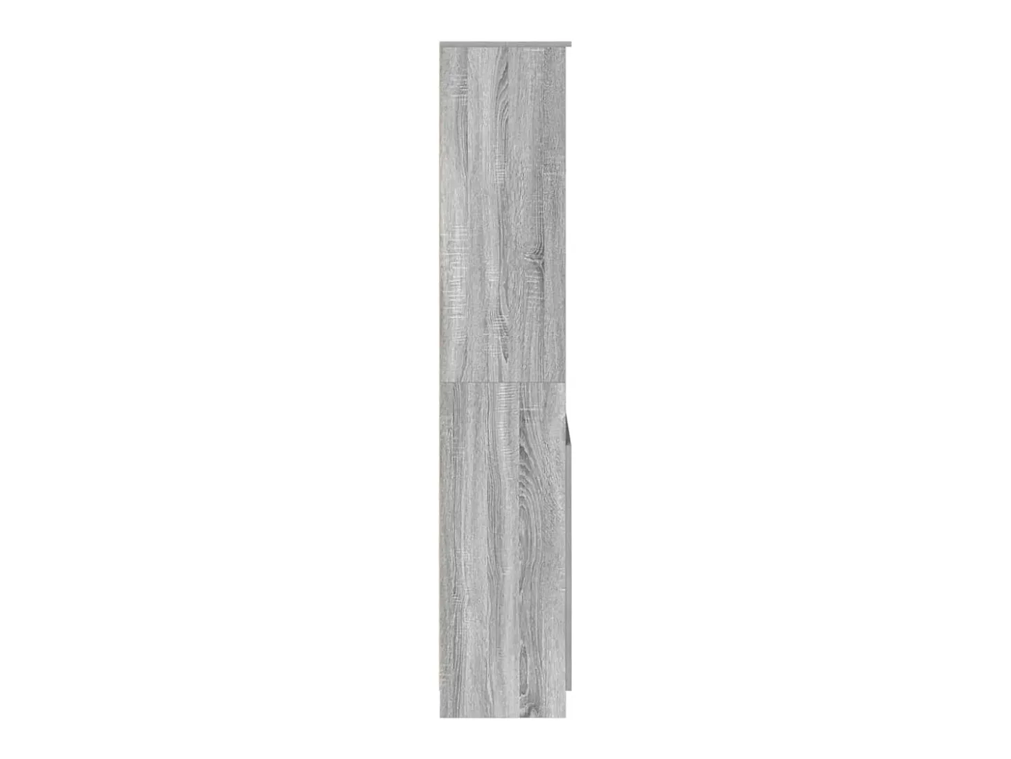 Aparador alto madera de ingeniería gris Sonoma 70x35x180 cm