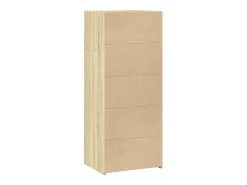 Aparador alto madera de ingeniería roble Sonoma 50x41x124 cm