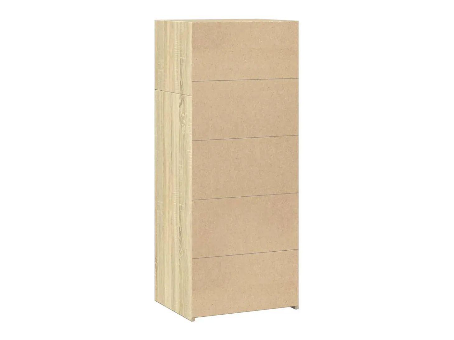 Aparador alto madera de ingeniería roble Sonoma 50x41x124 cm
