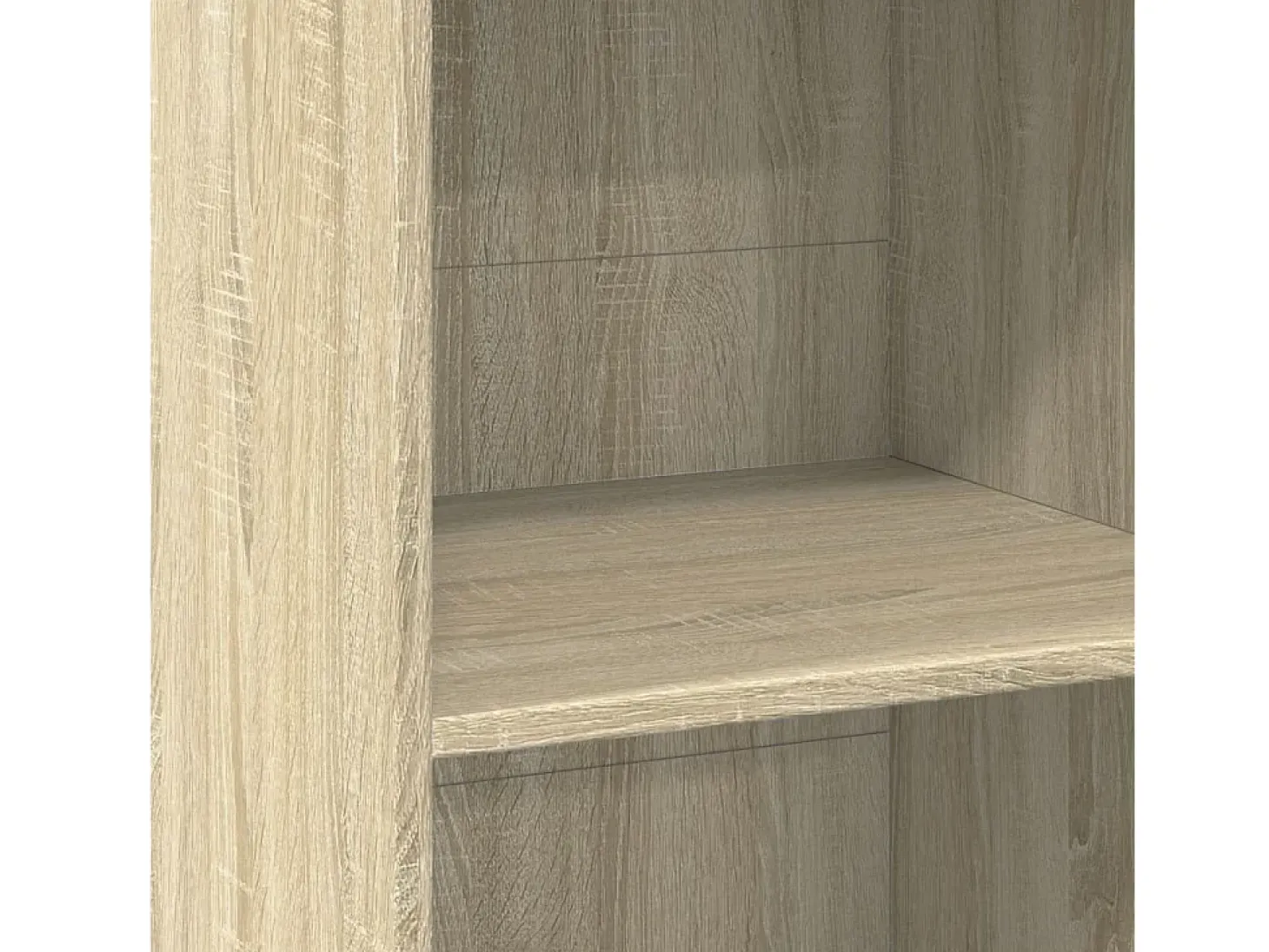 Aparador alto madera de ingeniería roble Sonoma 50x41x124 cm
