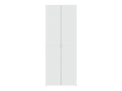 Aparador alto madera de ingeniería blanco 70x42,5x185 cm