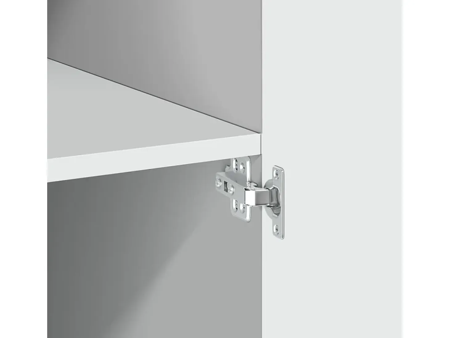 Aparador alto madera de ingeniería blanco 70x42,5x185 cm