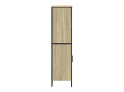 Aparador alto madera ingeniería roble Sonoma 79,5x35,5x137,5 cm