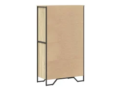 Aparador alto madera ingeniería roble Sonoma 79,5x35,5x137,5 cm