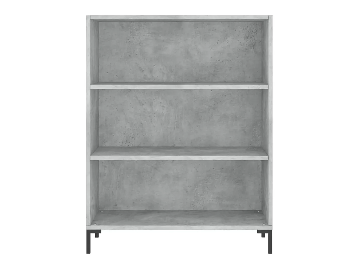 Aparador alto madera ingeniería gris hormigón 69,5x32,5x180 cm ES25796
