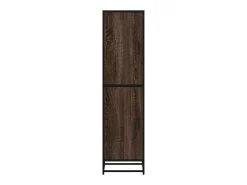 Aparador alto madera ingeniería marrón roble 35,5x35x139cm