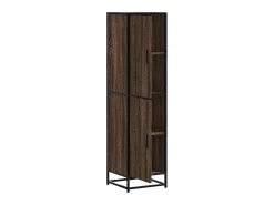 Aparador alto madera ingeniería marrón roble 35,5x35x139cm