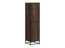 Aparador alto madera ingeniería marrón roble 35,5x35x139cm