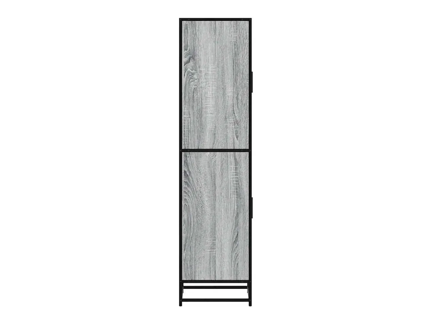 Aparador alto madera ingeniería metal gris sonoma 35,5x35x13 cm