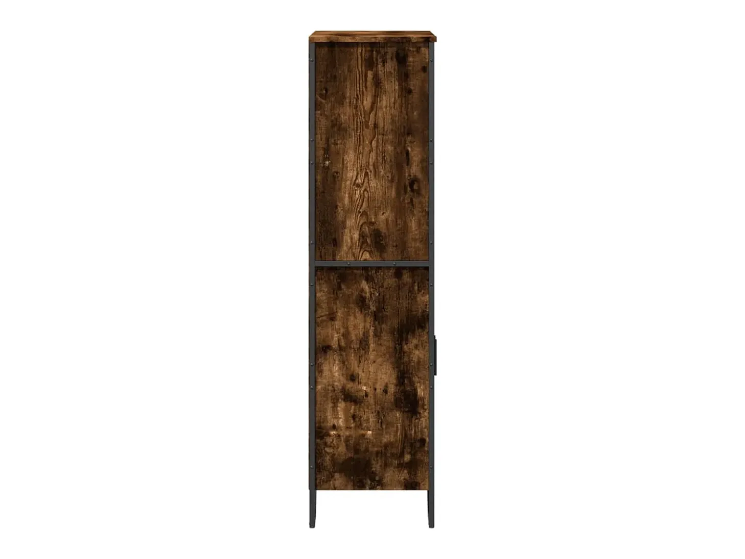 Aparador alto madera ingeniería roble ahumado 79,5x35,5x137,5cm