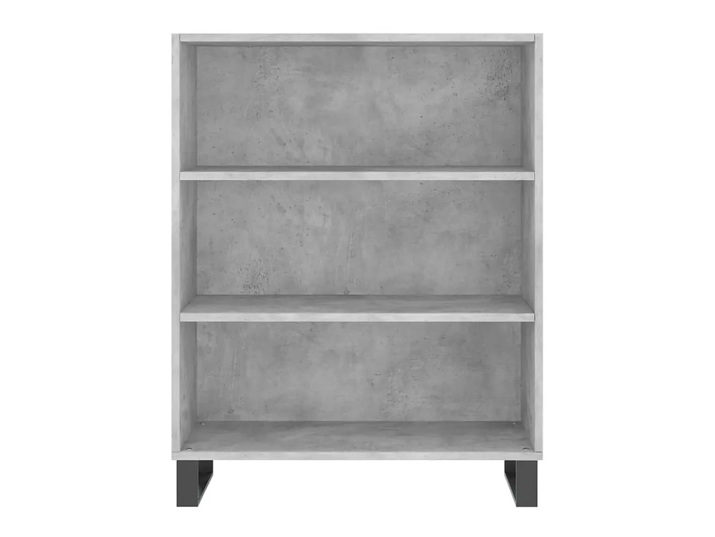 Aparador alto madera ingeniería gris hormigón 69,5x32,5x180 cm ES37527