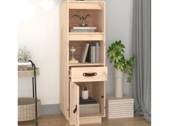 Aparador alto madera maciza de pino 34x40x108,5 cm