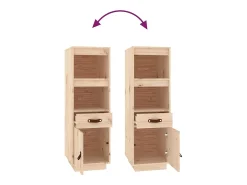 Aparador alto madera maciza de pino 34x40x108,5 cm