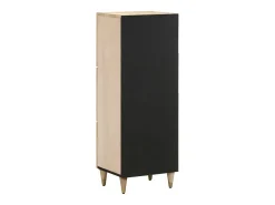 Aparador alto madera maciza de mango 40x33x110 cm