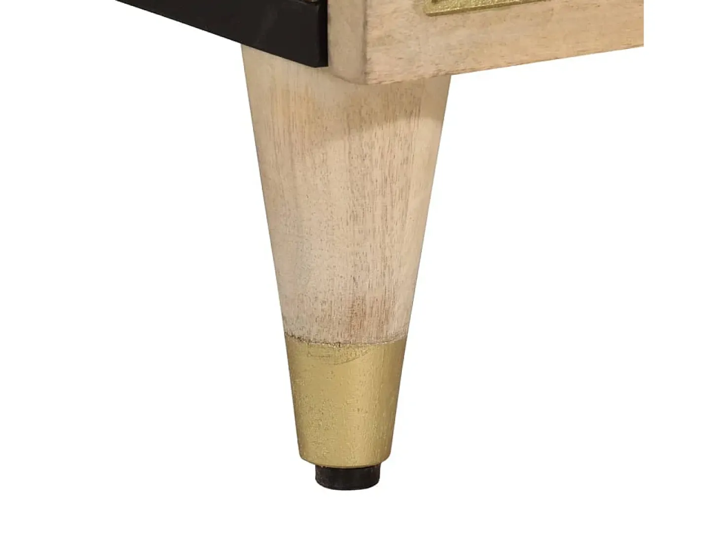 Aparador alto madera maciza de mango 40x33x110 cm
