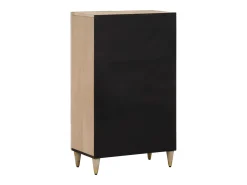 Aparador alto madera maciza de mango 60x33x100 cm