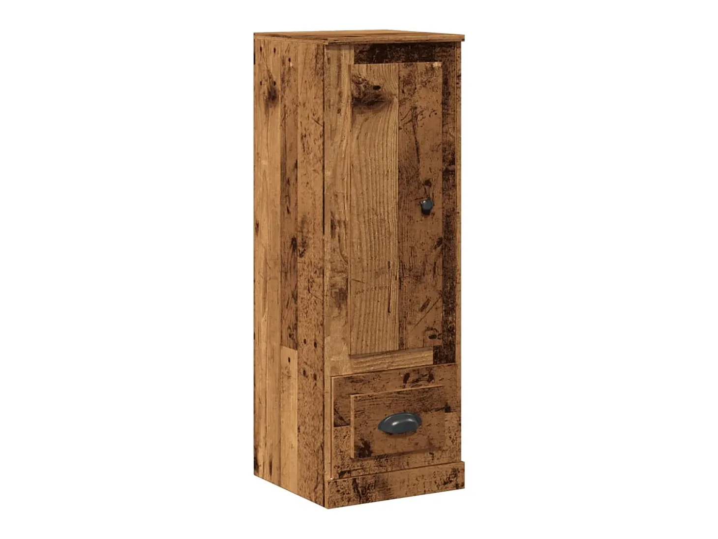 Aparador alto madera vieja 36x35,5x103,5 cm madera contrachapada