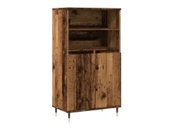 Aparador alto madera vieja 60x36x110 cm madera contrachapada