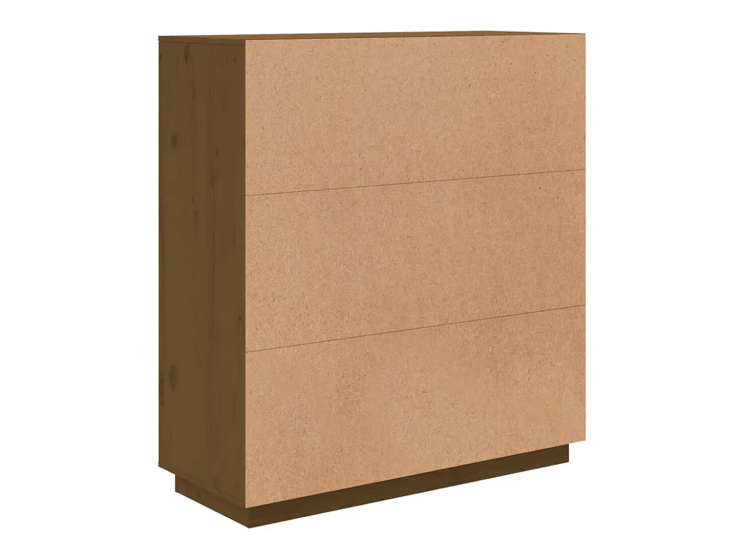 Aparador alto Marrón miel 100x40x108,5 cm Madera maciza de pino