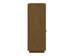 Aparador alto Marrón miel 100x40x108,5 cm Madera maciza de pino