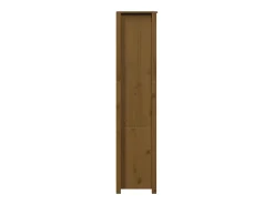 Aparador alto Marrón miel 80x35x154 cm Madera maciza de pino