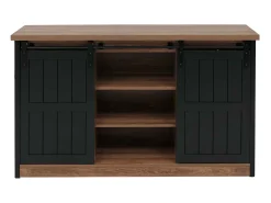Aparador alto MCW-K75, marrón-negro