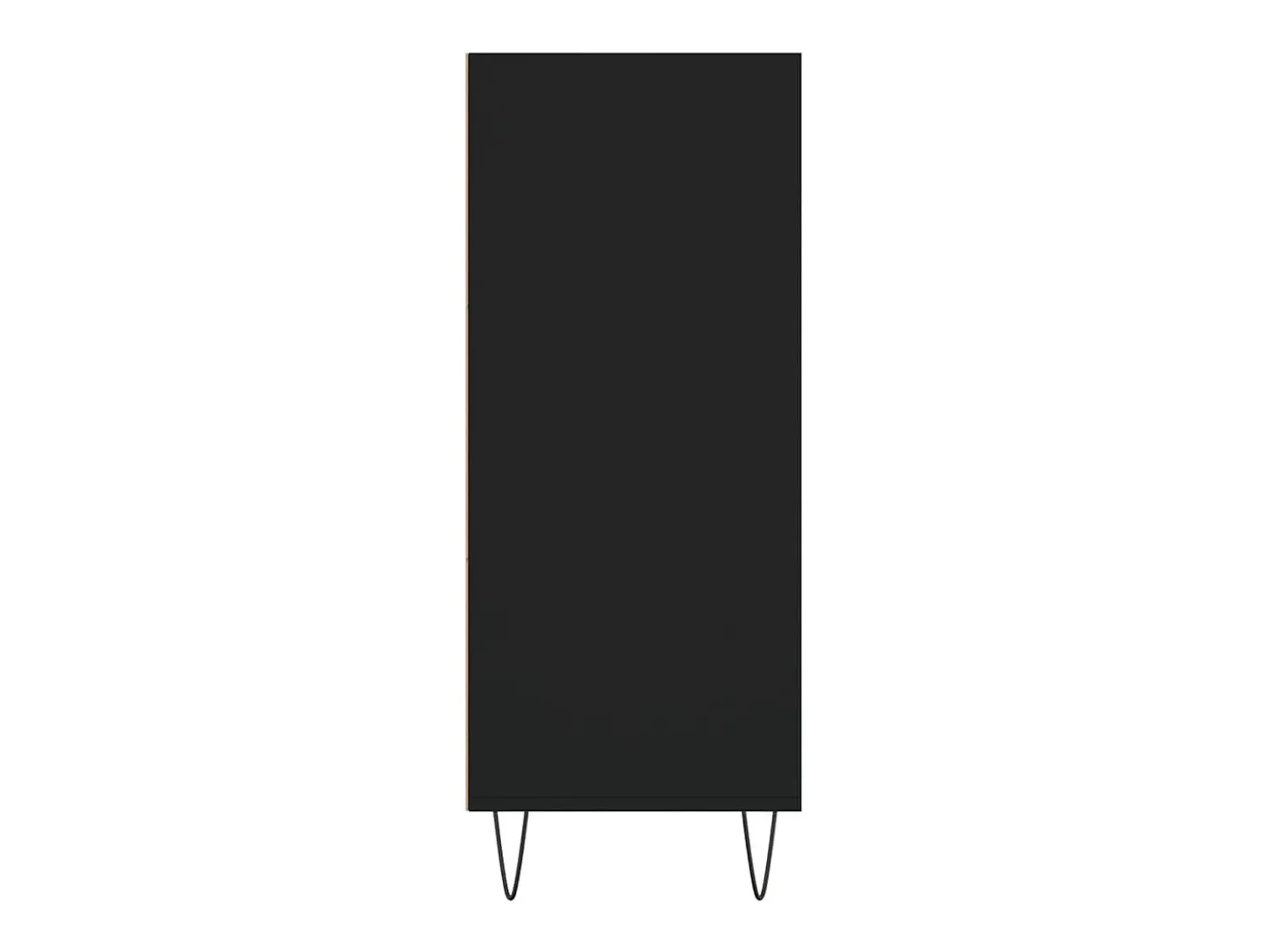 Aparador alto negro 57x35x90 cm madera de ingeniería
