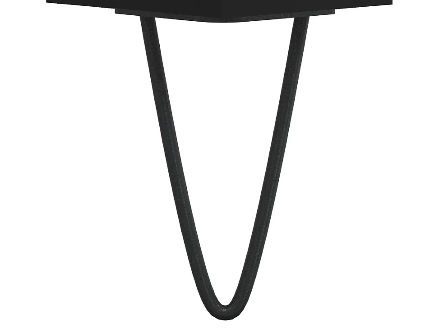 Aparador alto negro 57x35x90 cm madera de ingeniería