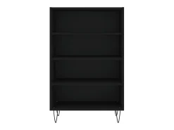 Aparador alto negro 57x35x90 cm madera de ingeniería