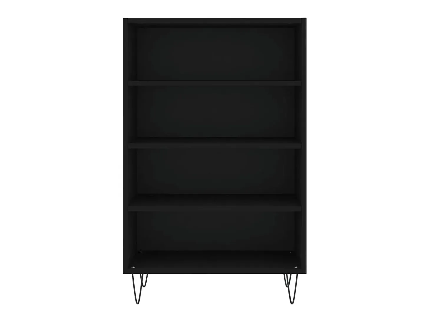 Aparador alto negro 57x35x90 cm madera de ingeniería