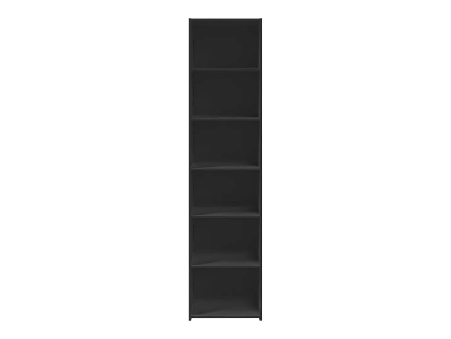 Aparador alto negro 45x41x185 cm madera de ingeniería