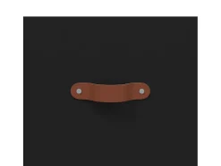 Aparador alto negro 69,5x34x180 cm Madera contrachapada