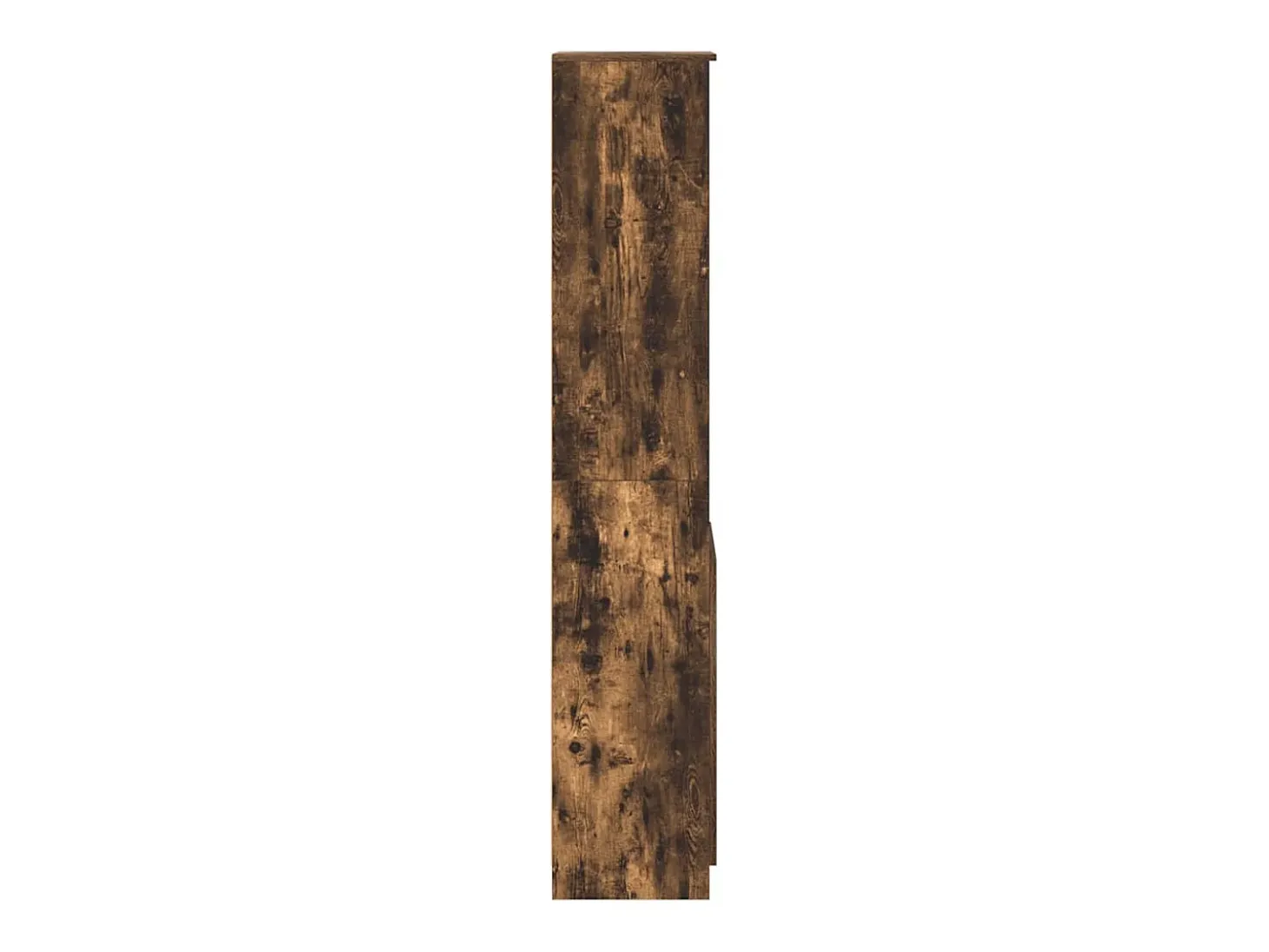 Aparador alto roble ahumado 37,5x35x180 cm madera de ingeniería