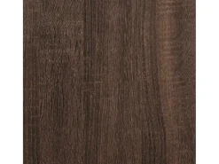 Aparador alto roble marrón 68x35x106,5 cm madera contrachapada metal