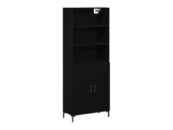 Aparador alto Roble Negro 69,5 x 34 x 180 cm
