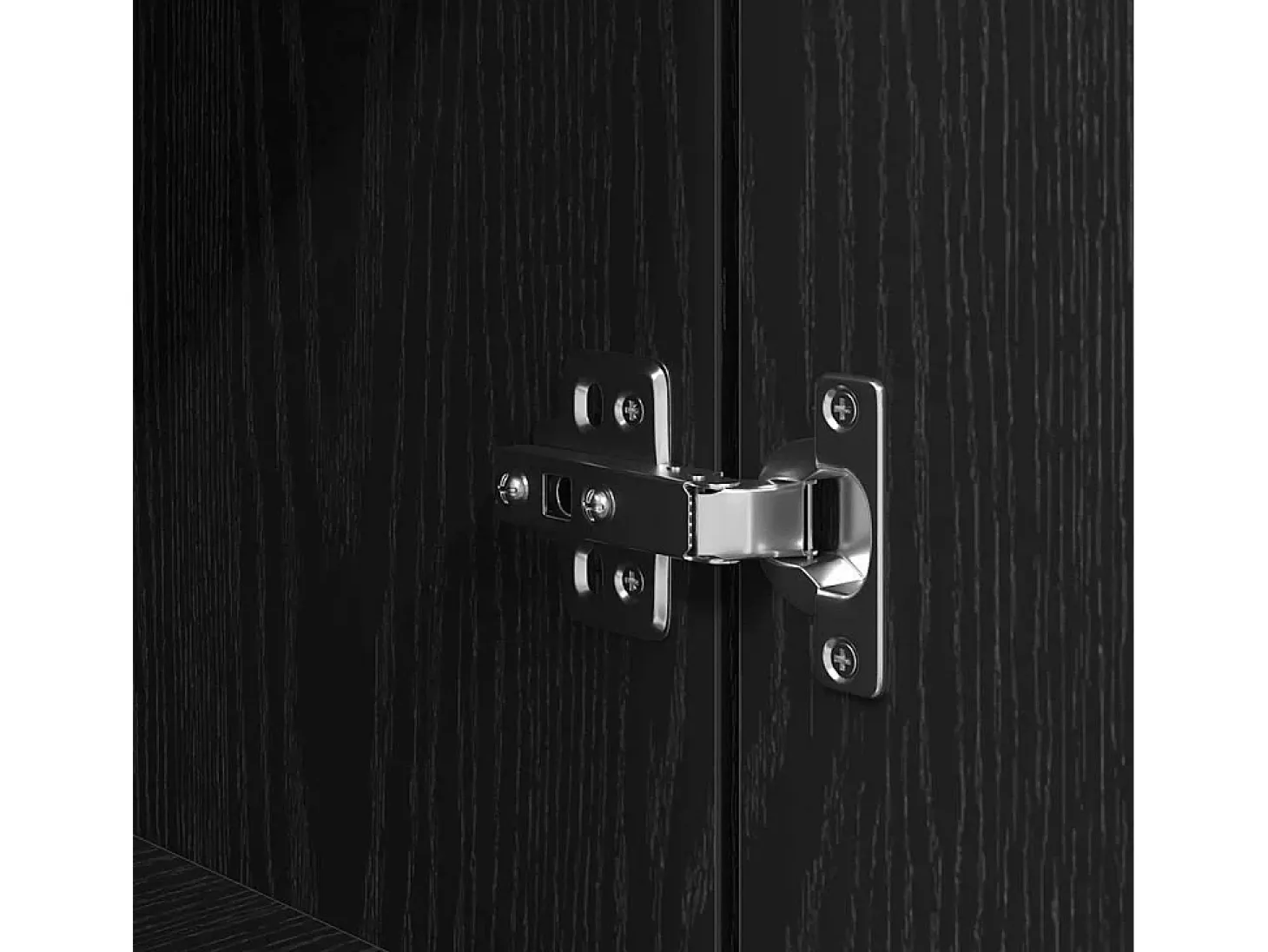 Aparador alto roble negro 50x35x180 cm madera de ingeniería