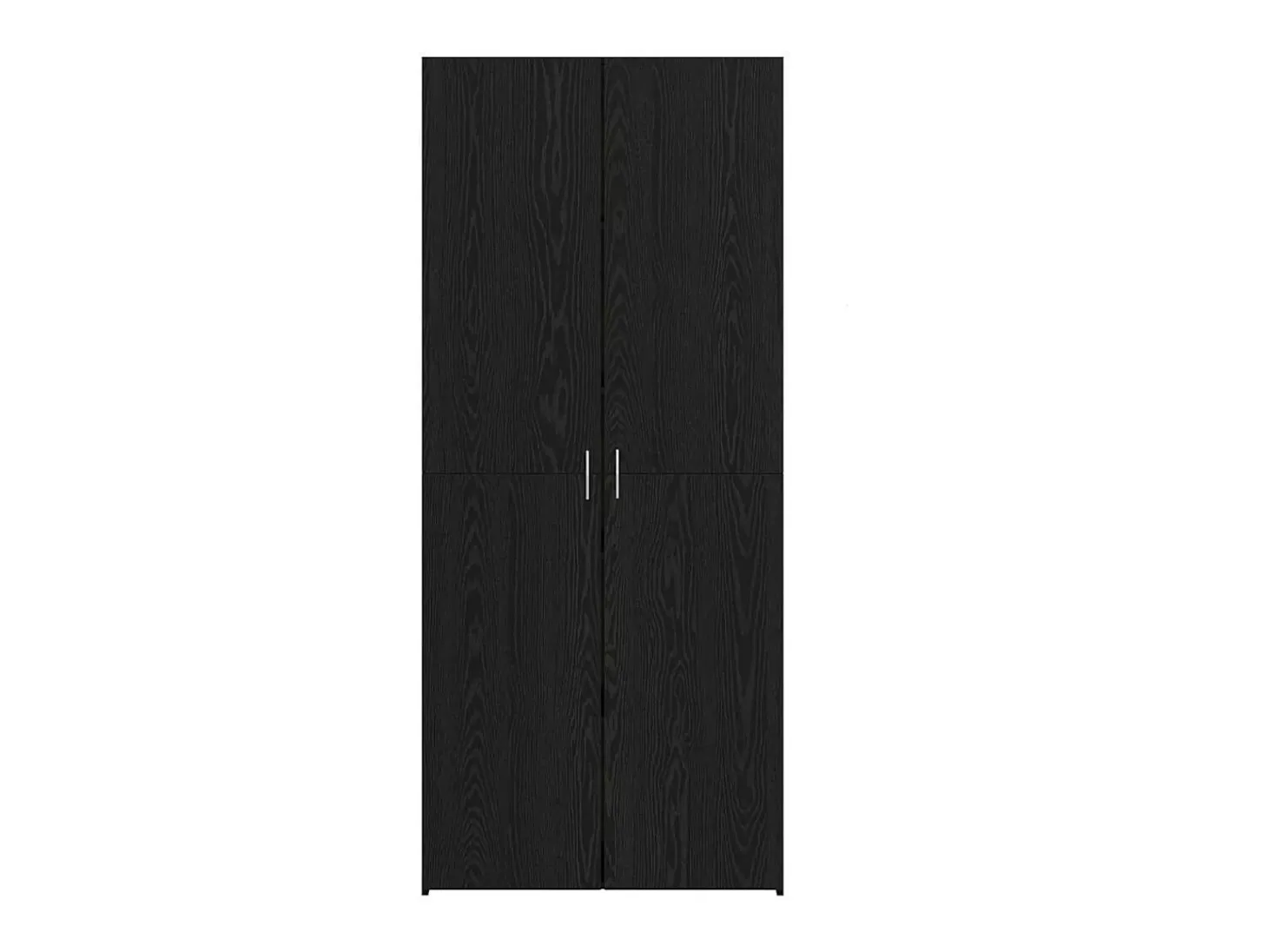 Aparador alto Roble negro 40x42,5x185 cm Madera