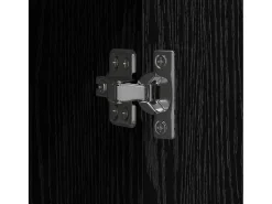 Aparador alto Roble negro 40x42,5x185 cm Madera