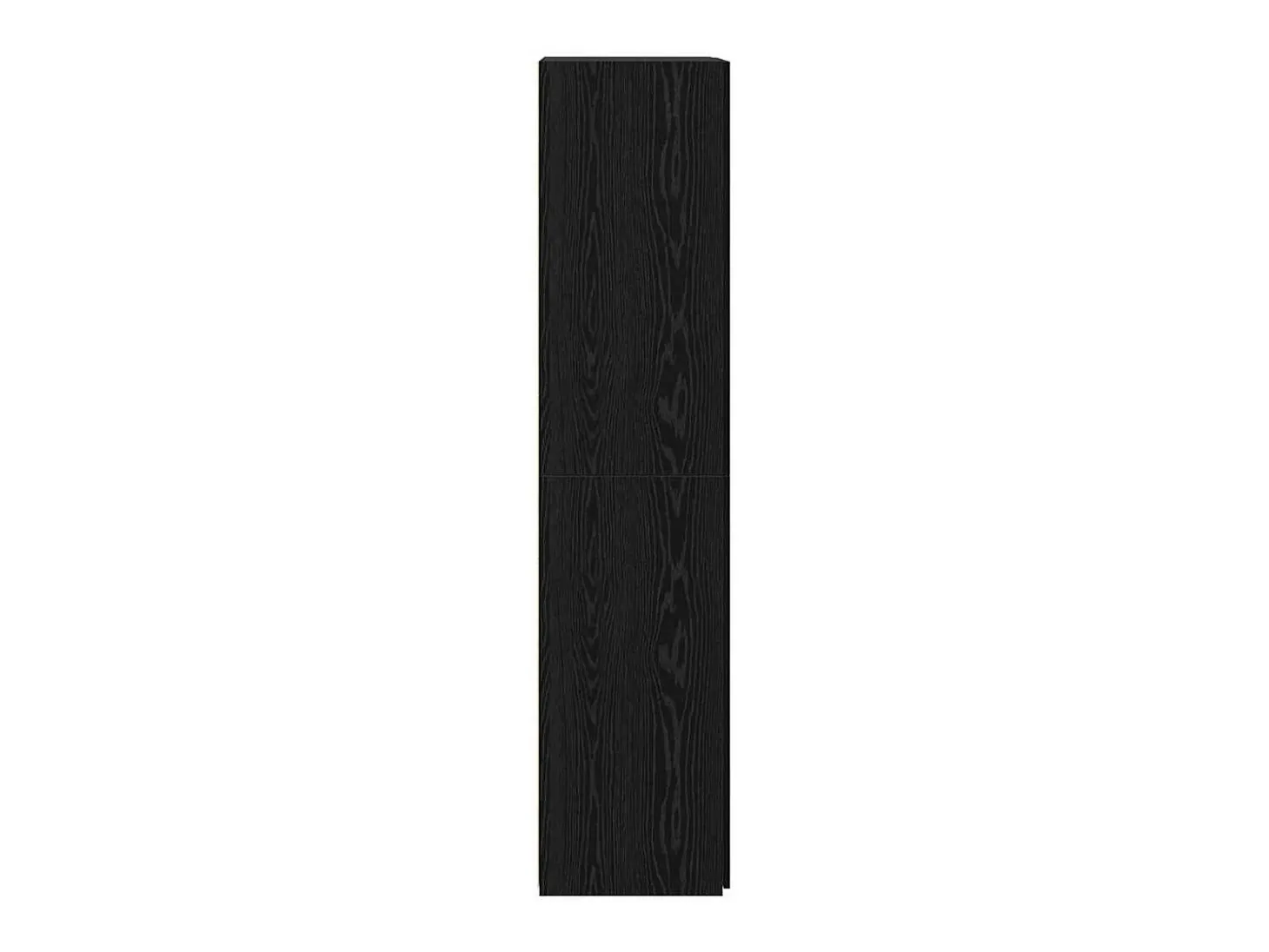 Aparador alto Roble negro 40x42,5x185 cm Madera