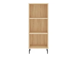 Aparador alto roble Sonoma 34,5x34x180 cm Madera de ingeniería