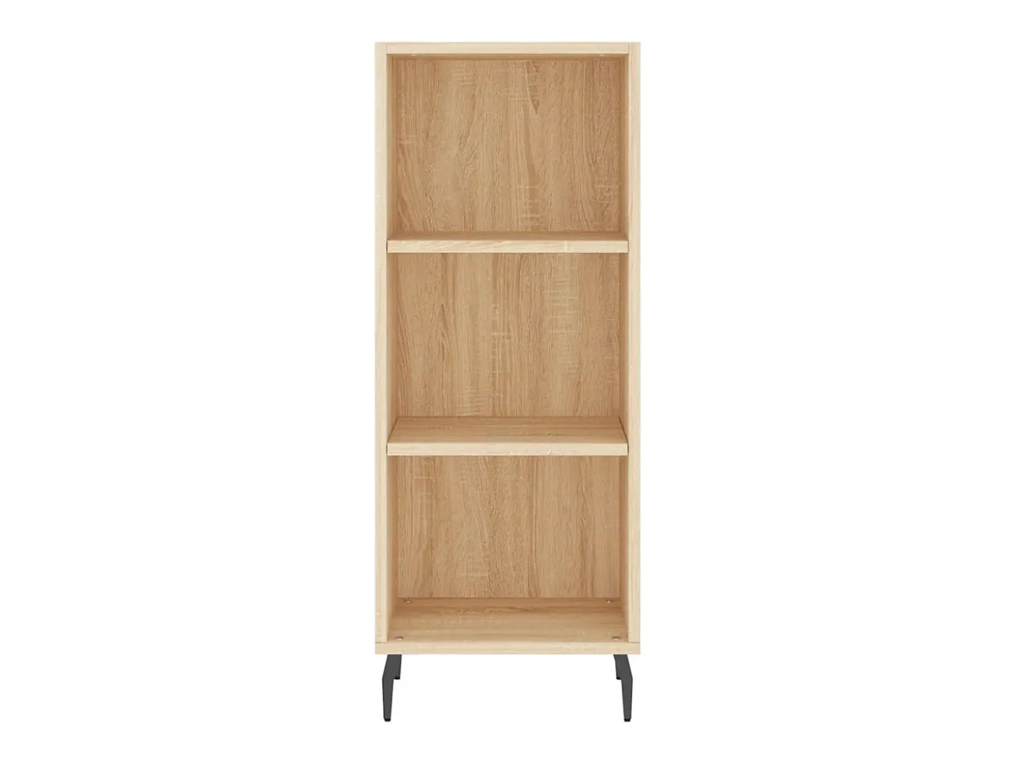Aparador alto roble Sonoma 34,5x34x180 cm Madera de ingeniería