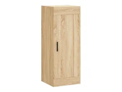 Aparador alto roble Sonoma 34,5x34x180 cm Madera de ingeniería