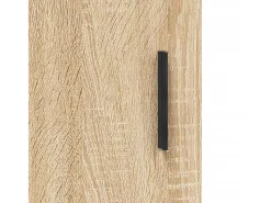 Aparador alto roble Sonoma 34,5x34x180 cm Madera de ingeniería