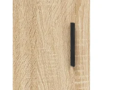 Aparador alto roble Sonoma 34,5x34x180 cm Madera de ingeniería
